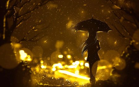 Девушка с зонтом