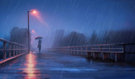 Дождь в городе