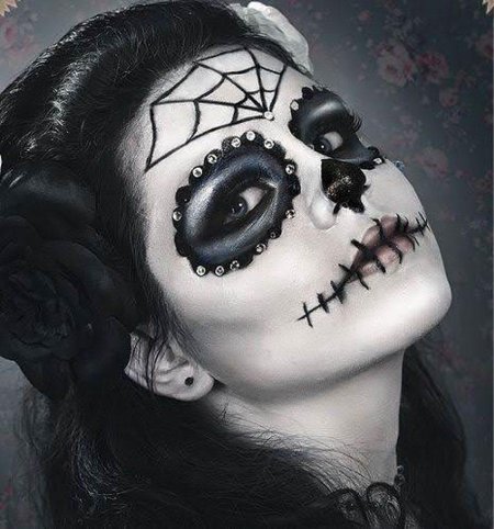 Макияж на Хэллоуин для девушек