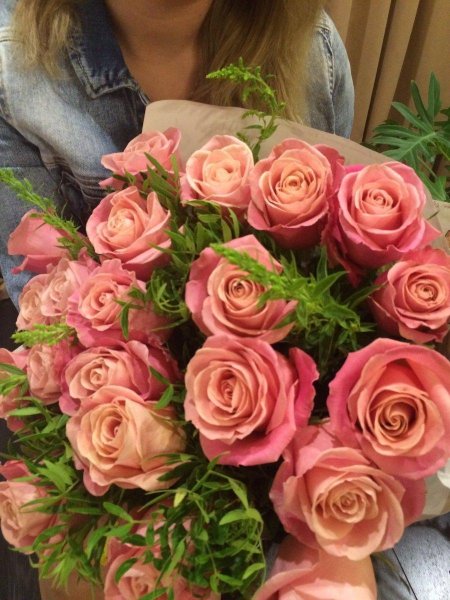 Селфи с цветами