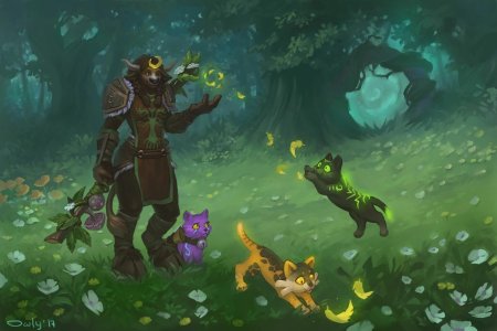 Ворген друид кот