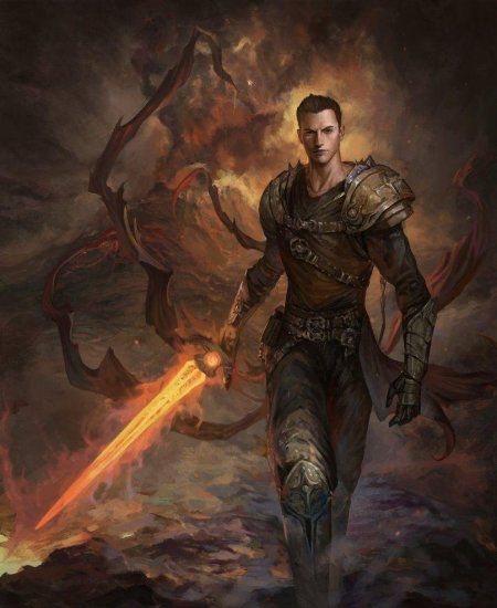 Маг мечник арт фэнтези