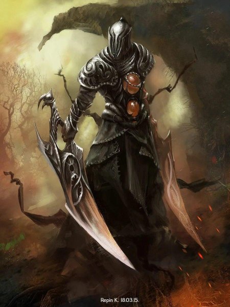 Маг мечник арт