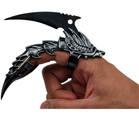 Steel finger Claw нож