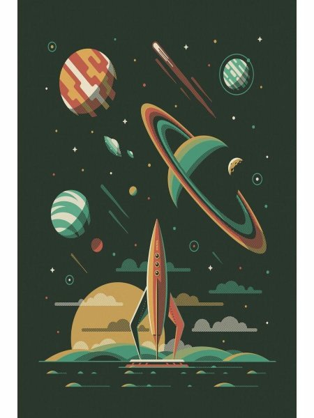 Планеты стилизованные