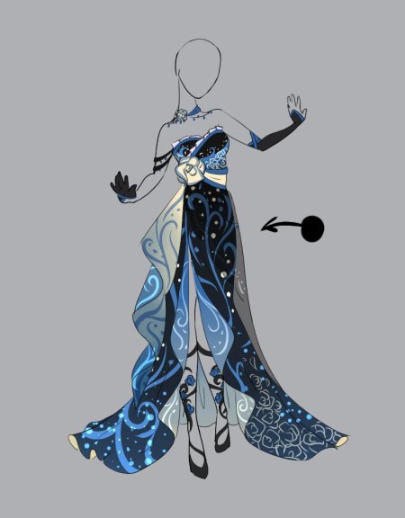 Эскизы платьев