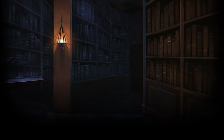 Библиотека ночью