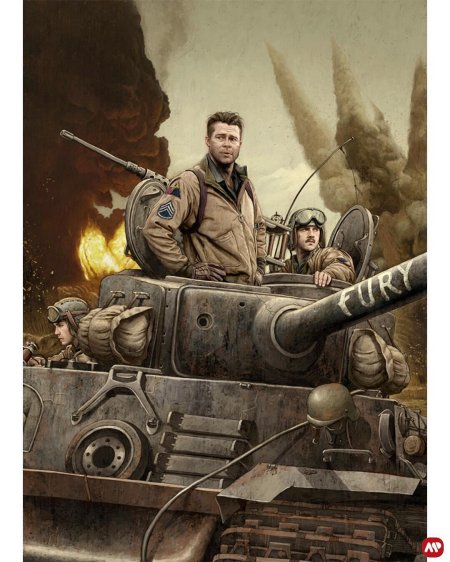 Фьюри танк арт