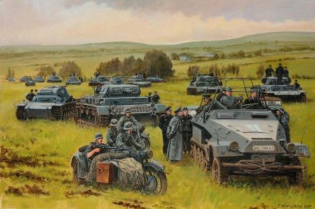 Немецкая мотопехота 1941