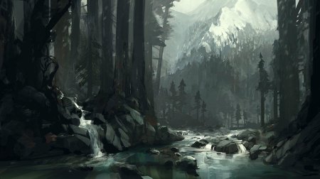 Мрачные пейзажи фэнтези