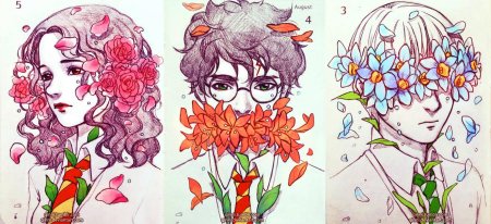 Рисунки в скетчбуке