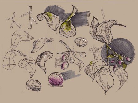 Скетчи Промдизайн Бионика