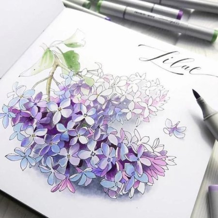 Маркер «цветок»