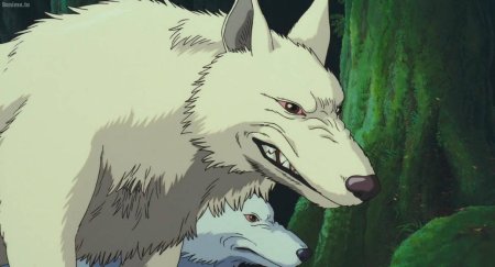 Принцесса Мононоке волки