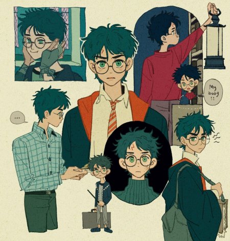 Гарри Поттер рисунок