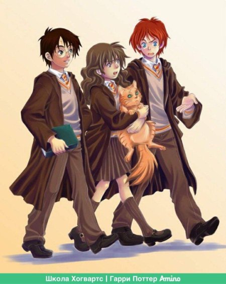 Гарри Рон Гермиона золотое трио