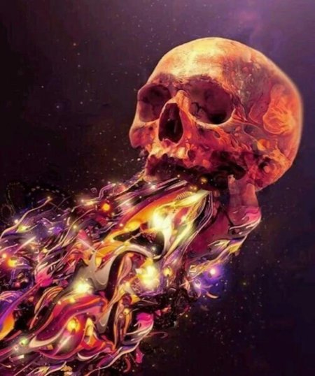 Череп абстракция