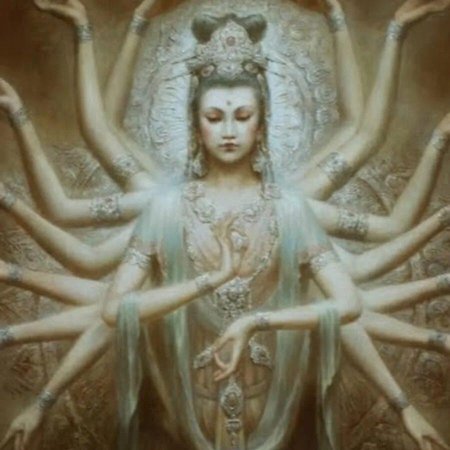 Тысячерукая Гуаньинь богиня