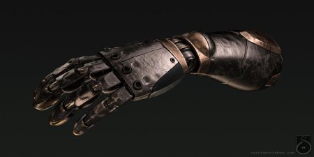 Металлический протез руки