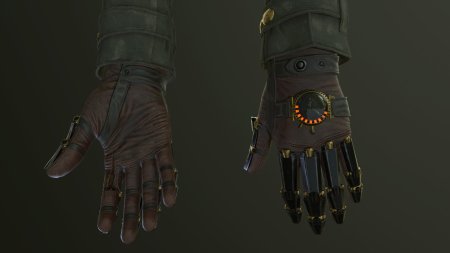 Стимпанк перчатки