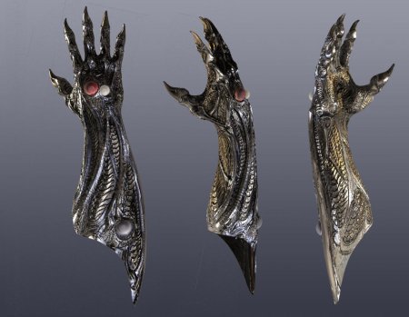 Латные перчатки с когтями