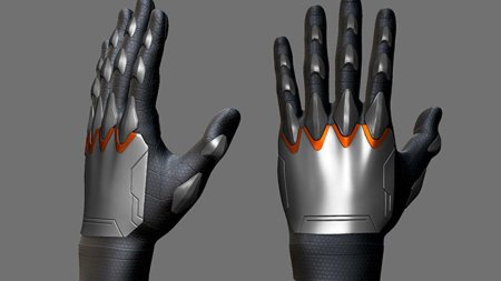 Футуристические перчатки