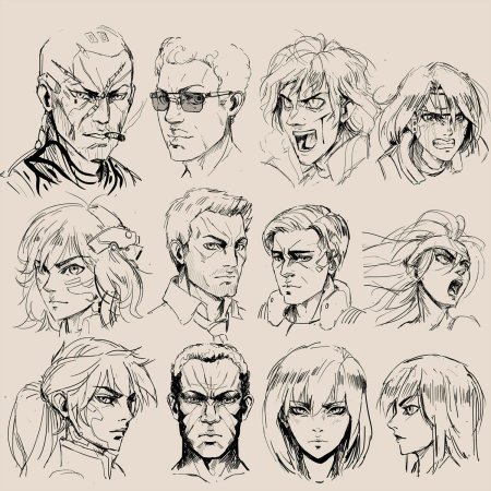 Скейч Геншин