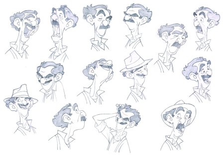 Скетчи персонажей