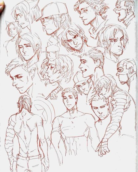 Наброски персонажей
