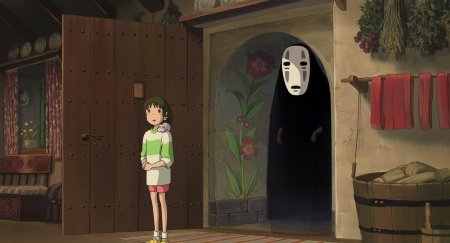 Унесённые призраками Безликий и Тихиро