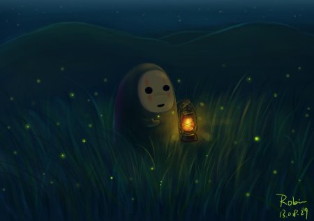 Аниме Унесённые призраками Безликий