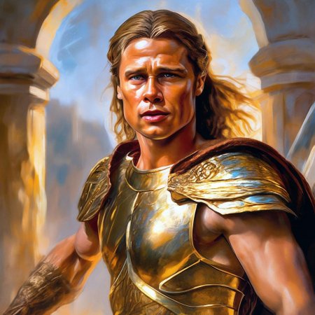 Брэд питт ахиллес торс