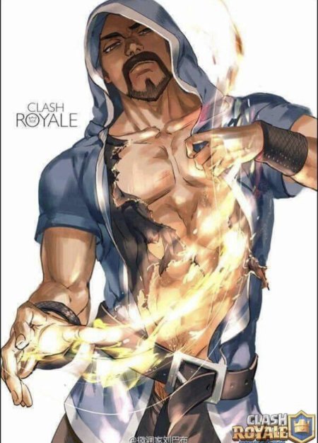 Колдун клеш рояль арт