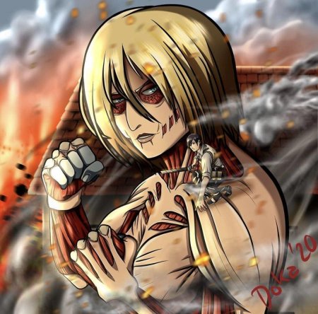 Энни Леонхарт атака титанов