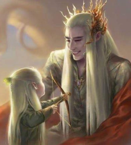 Трандуил и маленький Леголас