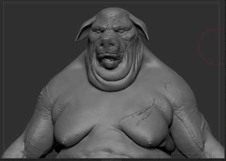 Жирная модель Свин