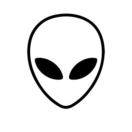 Значок инопланетянина