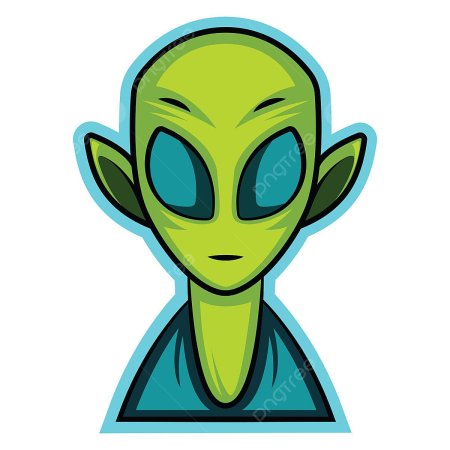 Пришелец векторный