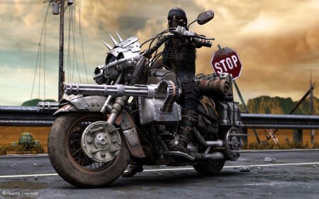Мотоцикл Урал для зомби апокалипсиса