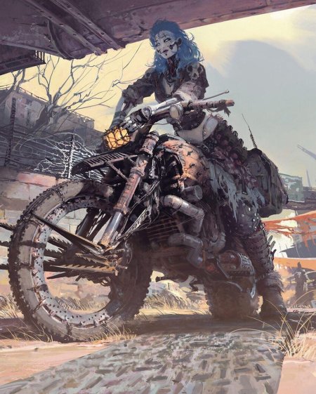 Cyberpunk Викинг