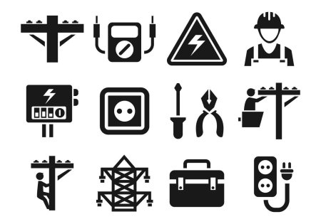 Пиктограмма электрика