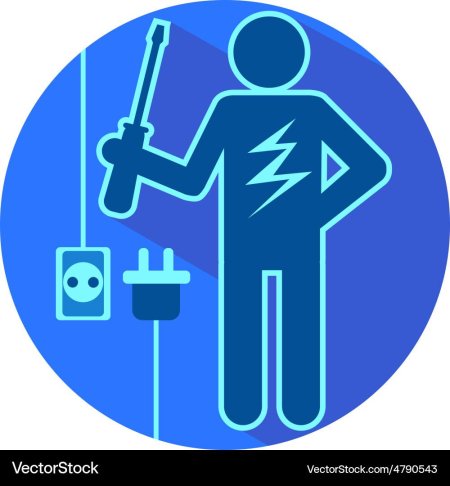 Электрик пиктограмма