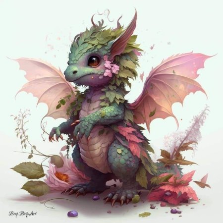 Зеленый деревянный дракон