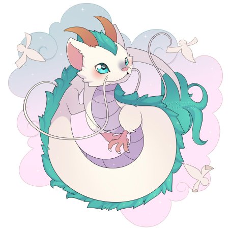 Хаку дракон Чиби