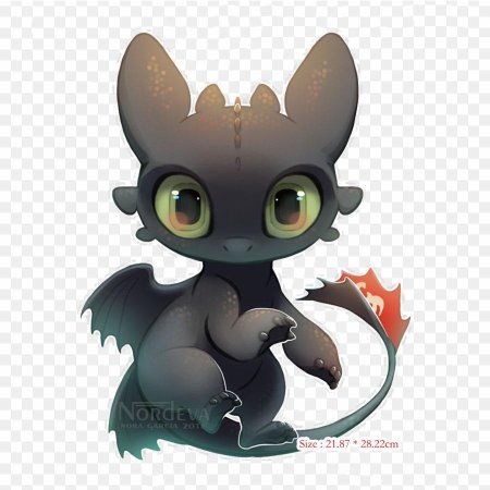 Беззубик Чиби арт