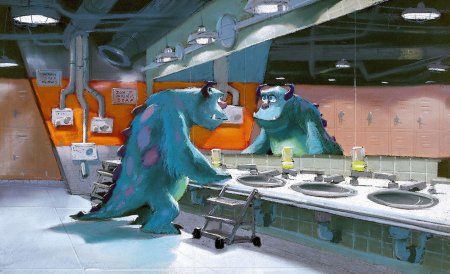 Корпорация монстров концепт арт