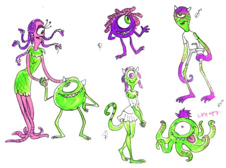 Корпорация монстров Майк и Селия