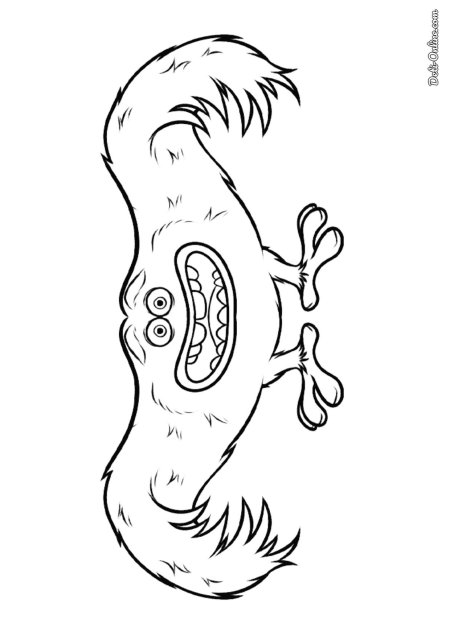 Корпорация монстров раскраска