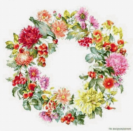 Цветочный венок