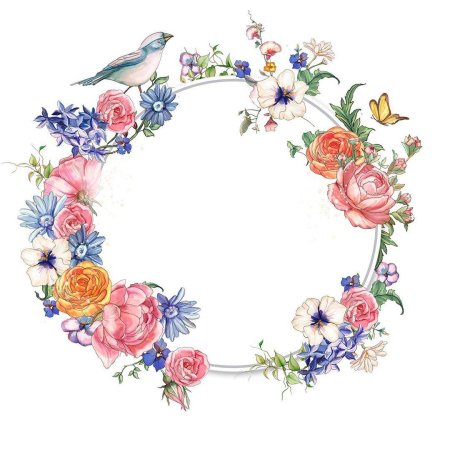 Цветы венок